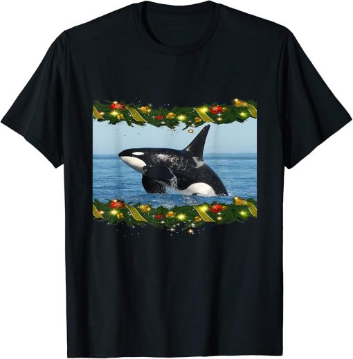 FUNNY CUTE ORCA CHRISTMAS T-Shirt